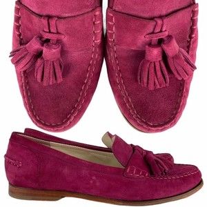 COLE HAAN Pinch Magenta Tassel Loafers | 9